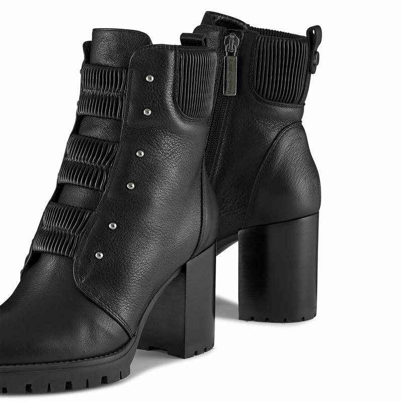 Black Russell And Bromley Icicle Women's Ankle Boots | MDT6265SC
