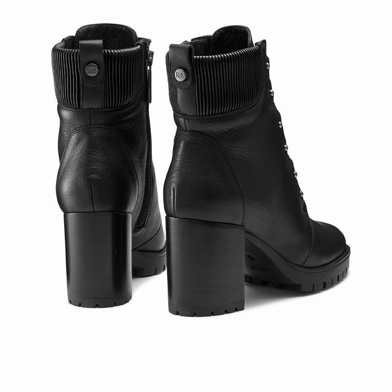 Black Russell And Bromley Icicle Women's Ankle Boots | MDT6265SC