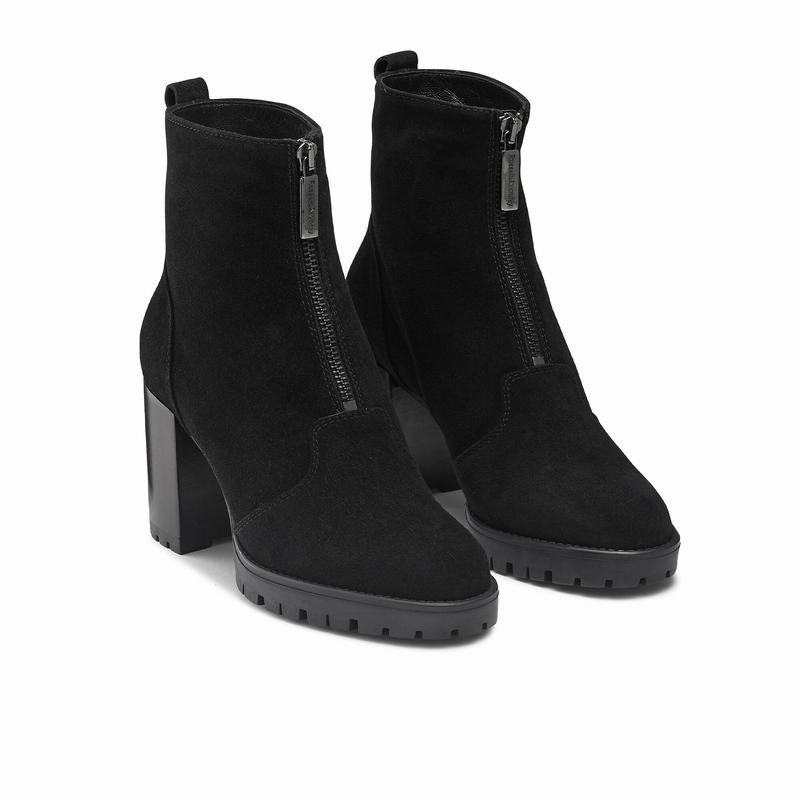 Black Russell And Bromley Igloo Women's Ankle Boots | ZGB5676YW