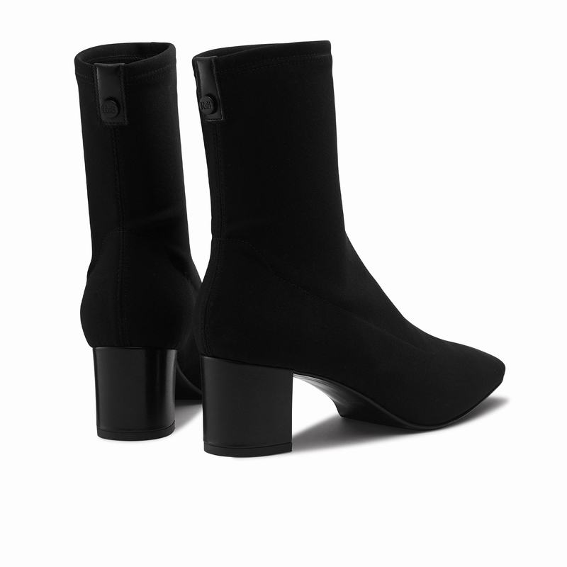 Black Russell And Bromley Infusion Women's Ankle Boots | TME8856DE