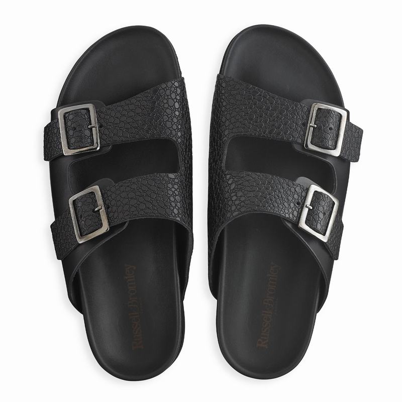 Black Russell And Bromley Islander Men's Sandals | JNB3157PF