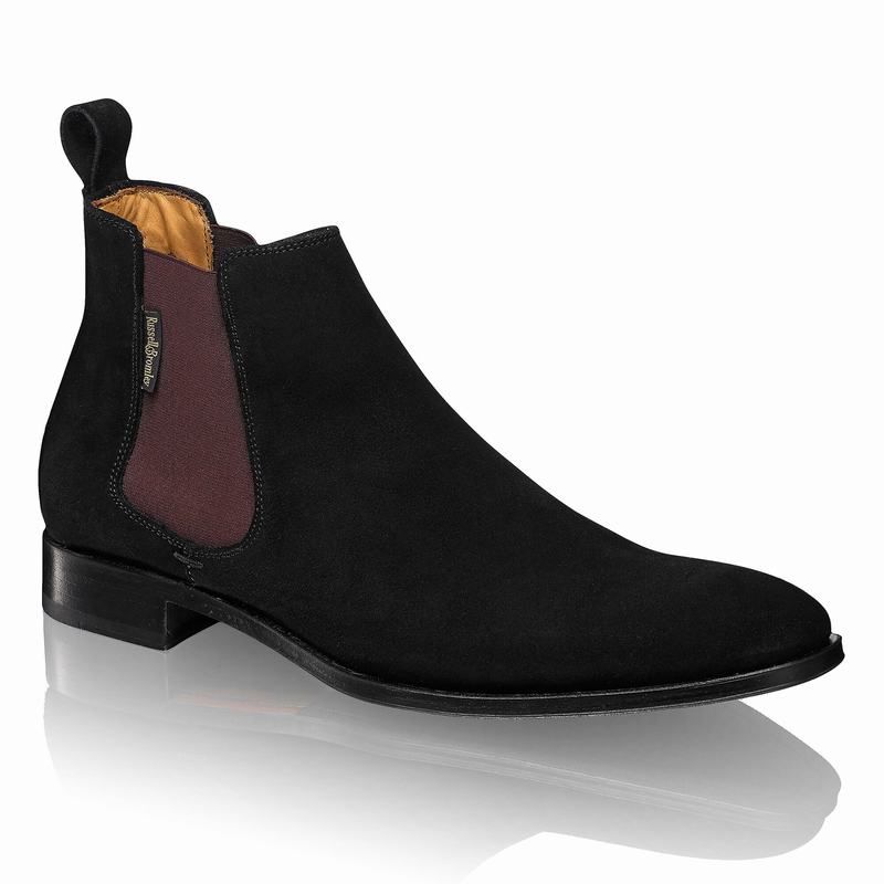 Black Russell And Bromley Jean Paul Men's Chelsea Boots | CKZ2623RW