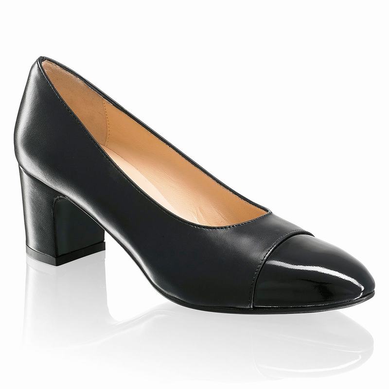 Black Russell And Bromley Jeaniemid2 Women's Pumps | EXS9112LB