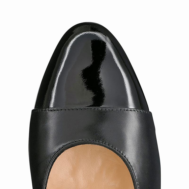 Black Russell And Bromley Jeaniemid2 Women's Pumps | EXS9112LB