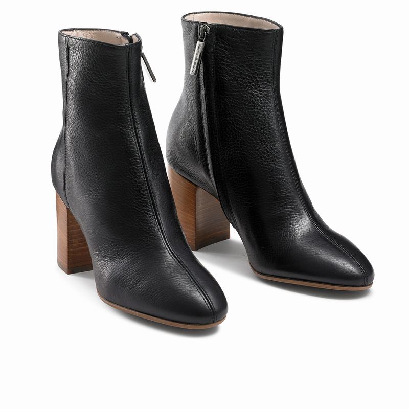 Black Russell And Bromley Katie Women's Ankle Boots | UXQ9820BW