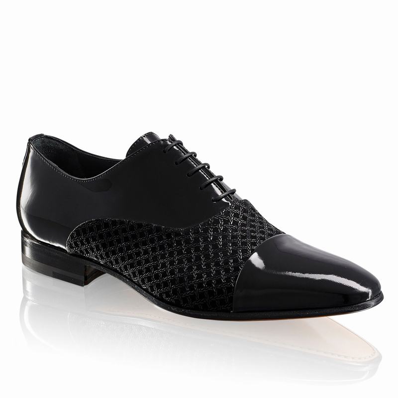 Black Russell And Bromley Know-how Men's Oxfords | YBU8738SS