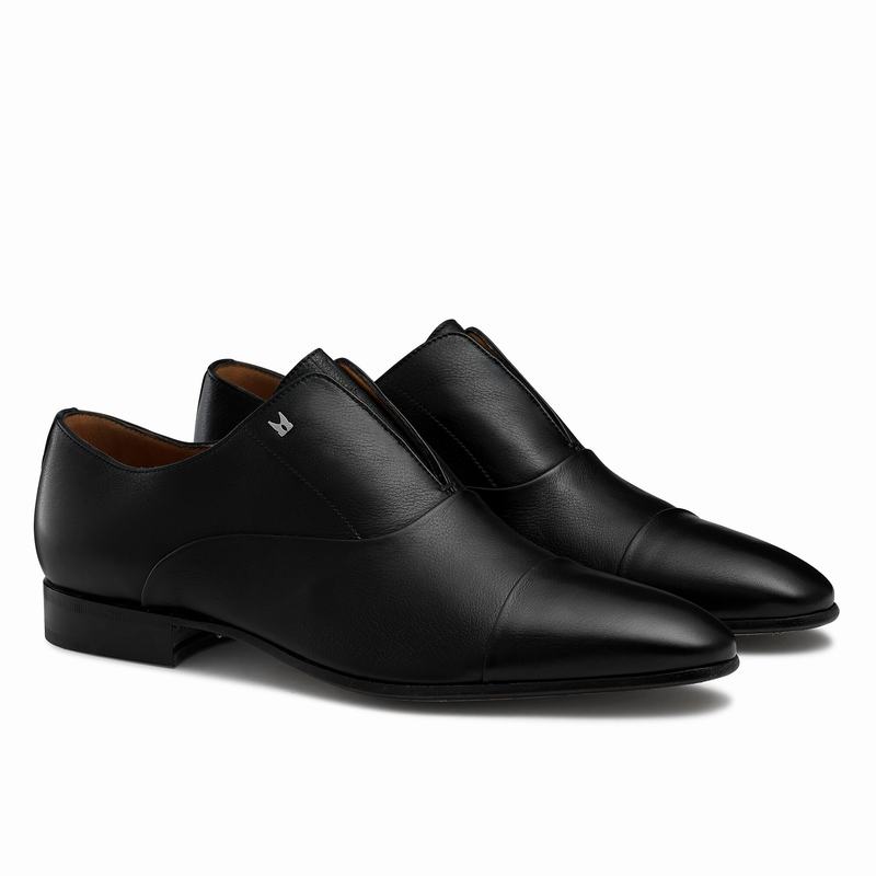 Black Russell And Bromley Knowledge Men's Oxfords | ZUE1543PZ