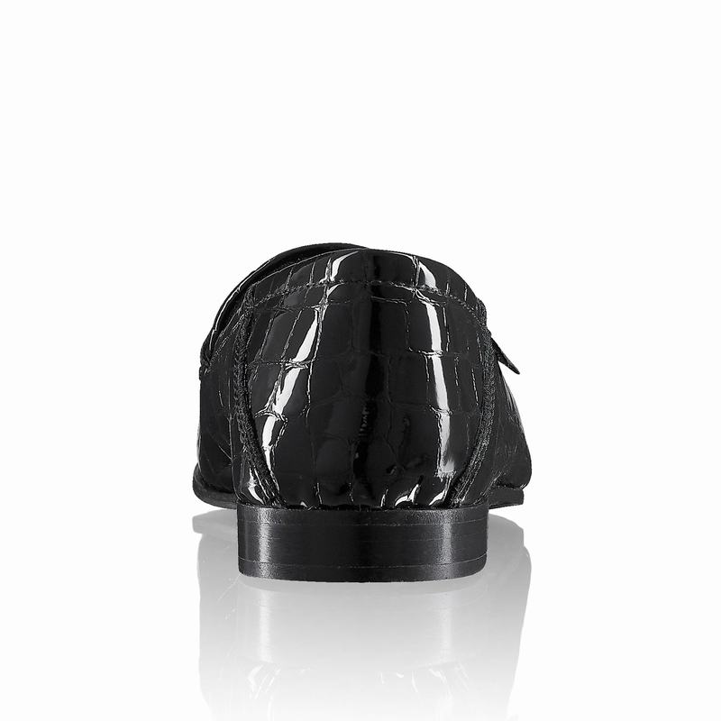 Black Russell And Bromley Loafer Women's Loafers | JLY636YV
