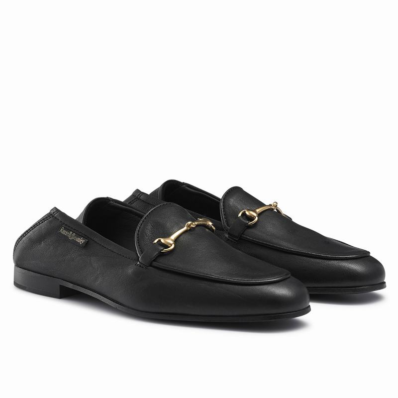 Black Russell And Bromley Loafer Women's Loafers | ZZT6191TQ