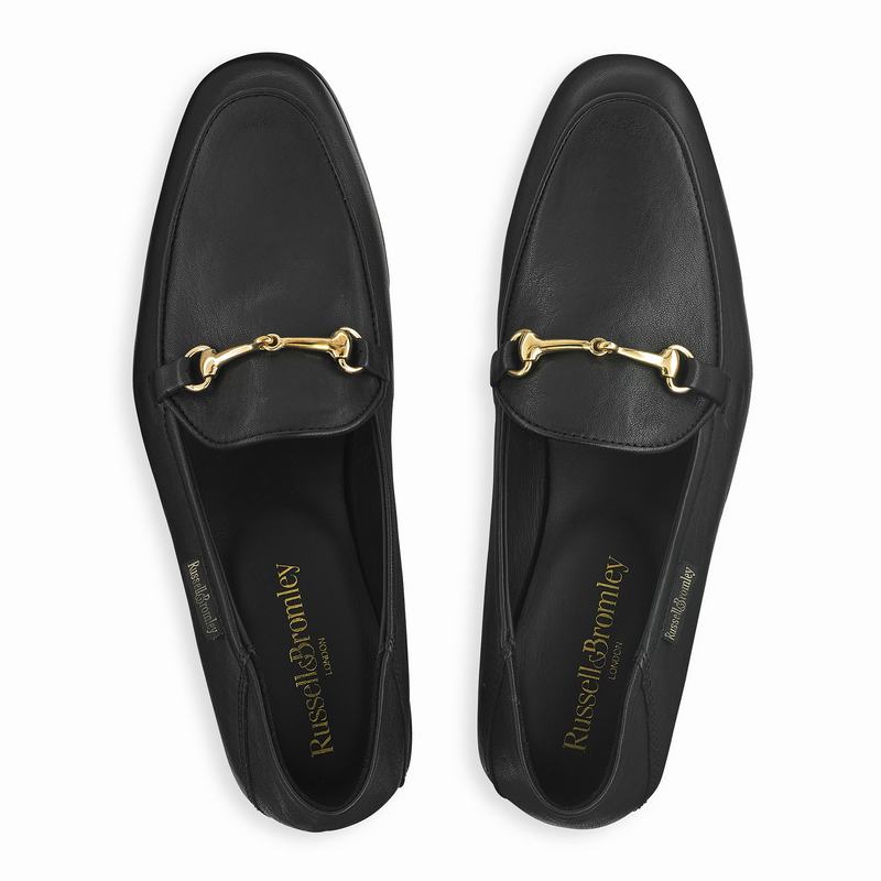 Black Russell And Bromley Loafer Women's Loafers | ZZT6191TQ