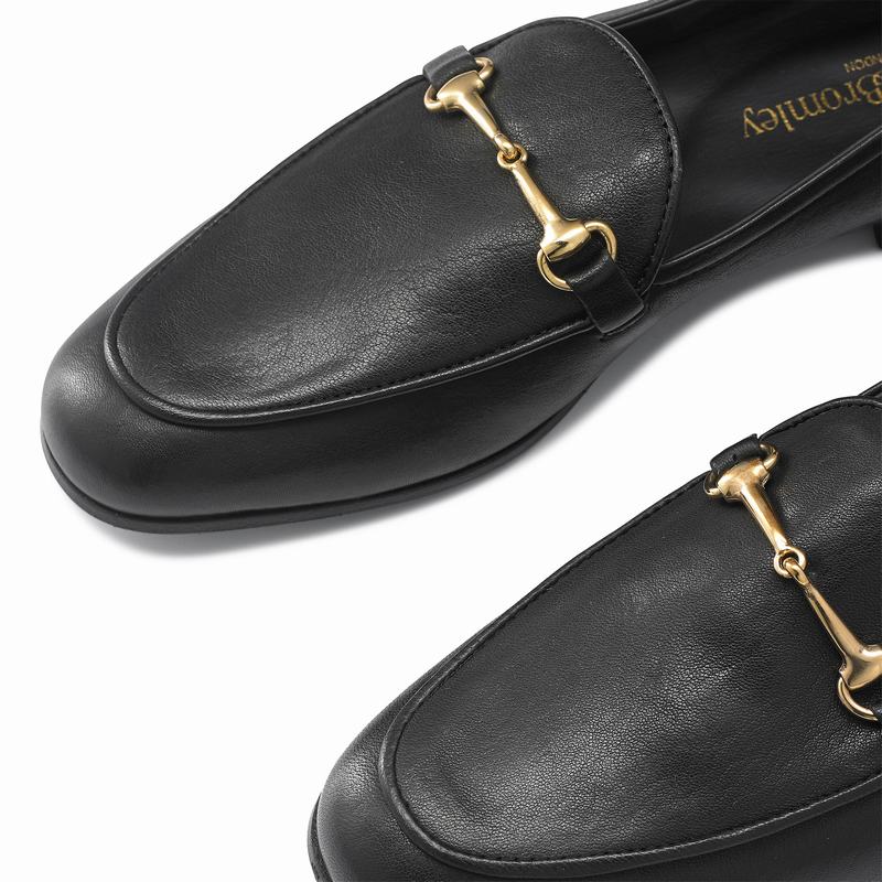 Black Russell And Bromley Loafer Women's Loafers | ZZT6191TQ