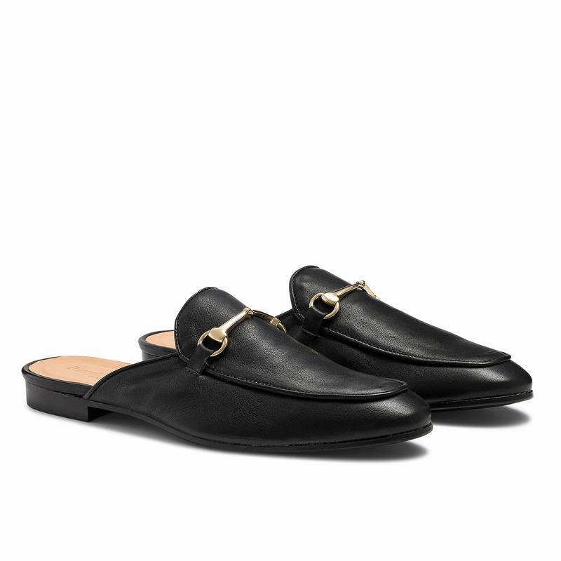 Black Russell And Bromley Loaferslip Men's Slippers | BYK1330WM