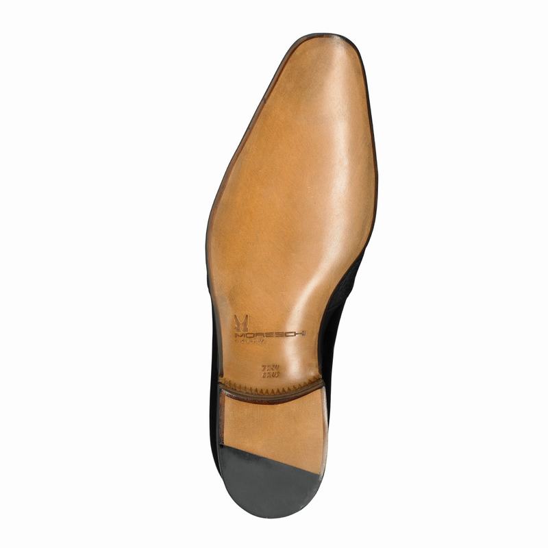 Black Russell And Bromley Lugano Men's Loafers | PFB1735QU