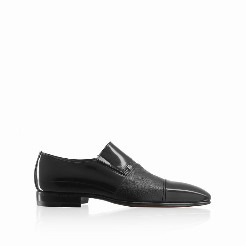 Black Russell And Bromley Lugano Men\'s Loafers | PFB1735QU