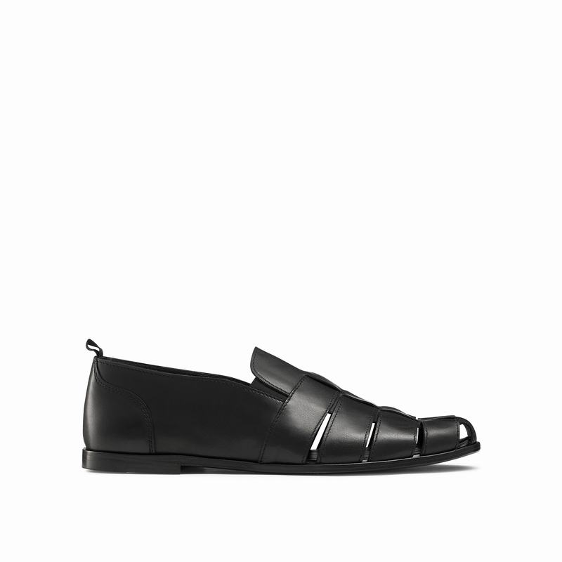 Black Russell And Bromley Mariner Men\'s Slip On Shoes | JUM1432FN