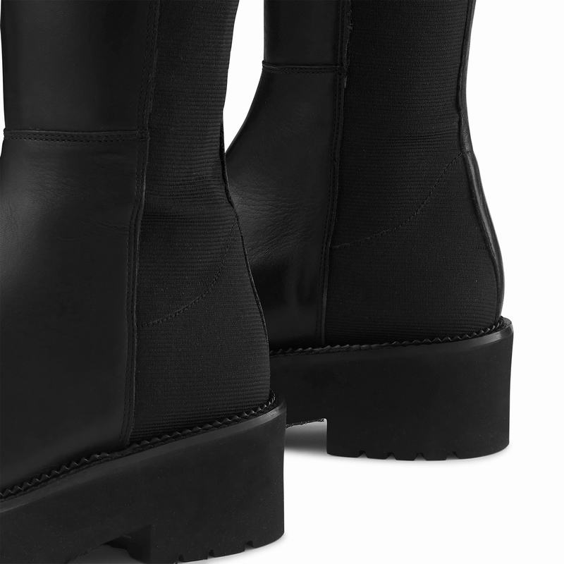 Black Russell And Bromley Matrix Women's Knee High Boots | SCR672PH