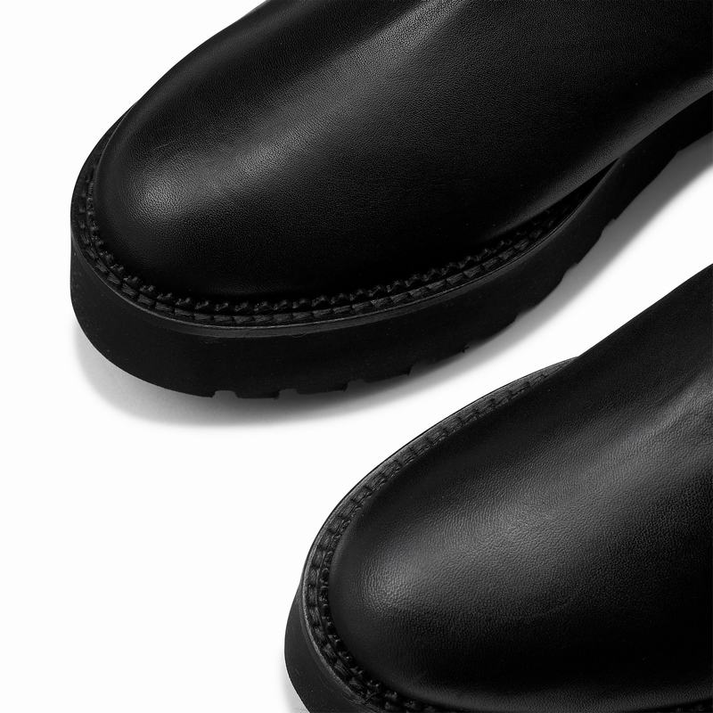 Black Russell And Bromley Matrix Women's Knee High Boots | SCR672PH