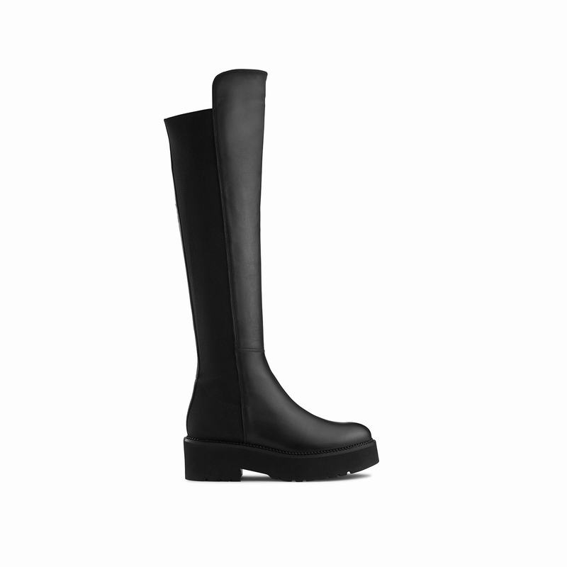 Black Russell And Bromley Matrix Women\'s Knee High Boots | SCR672PH