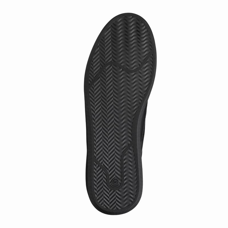 Black Russell And Bromley Milestone Men's Mid Top Sneakers | KUV1957MN