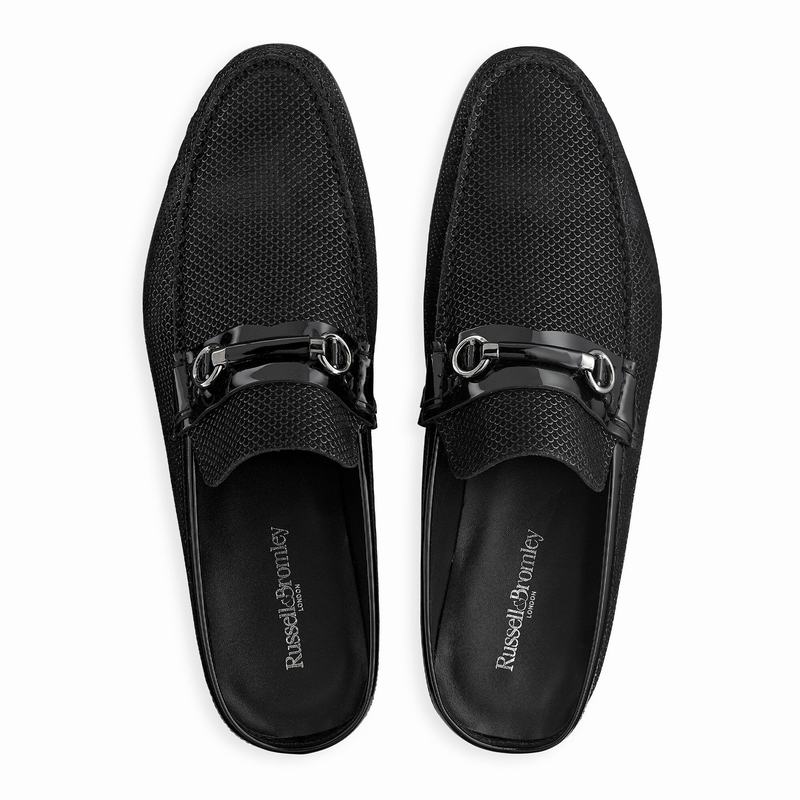 Black Russell And Bromley Mistified Men's Loafers | LRG1162KW