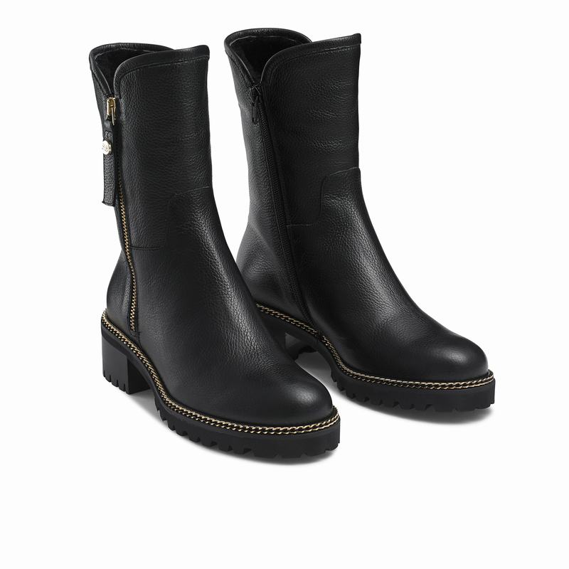 Black Russell And Bromley Montana Women's Ankle Boots | OGE2283EB