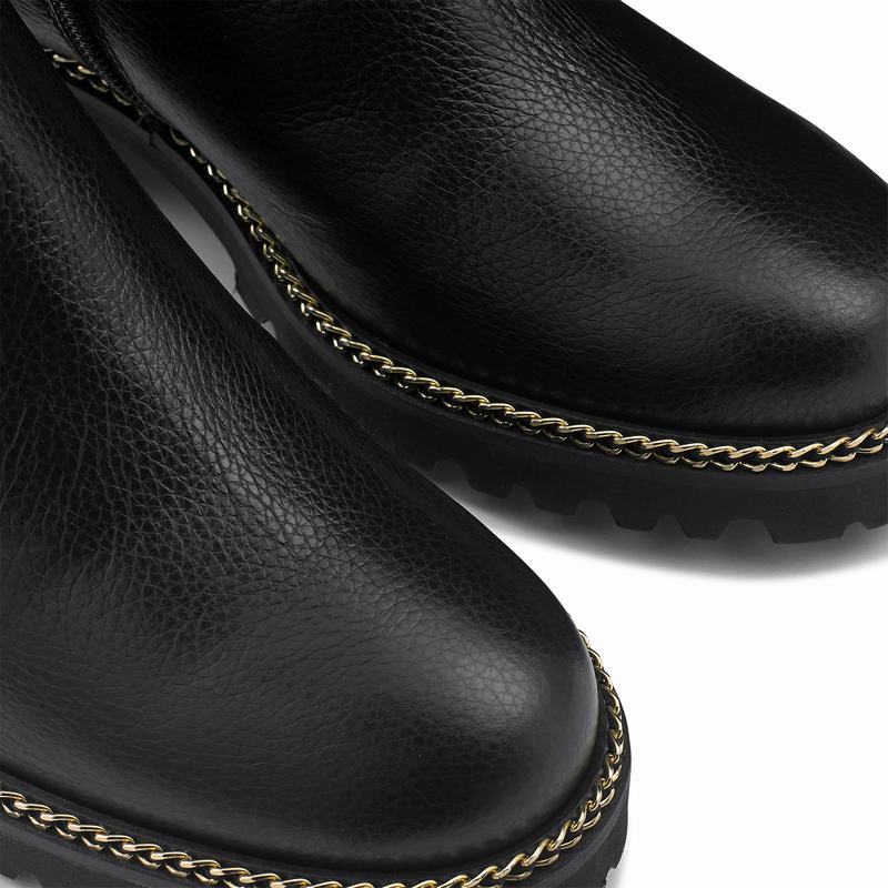 Black Russell And Bromley Montana Women's Ankle Boots | OGE2283EB