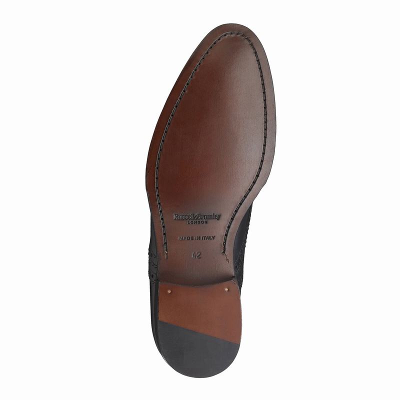 Black Russell And Bromley Oak Men's Oxfords | VES676IU