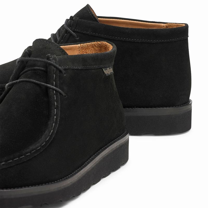 Black Russell And Bromley Ontario Hi Men's Lace Up Shoes | EJZ4086EE
