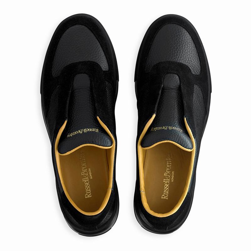 Black Russell And Bromley Park Ave Women's Platform Sneakers | ICH8225VD