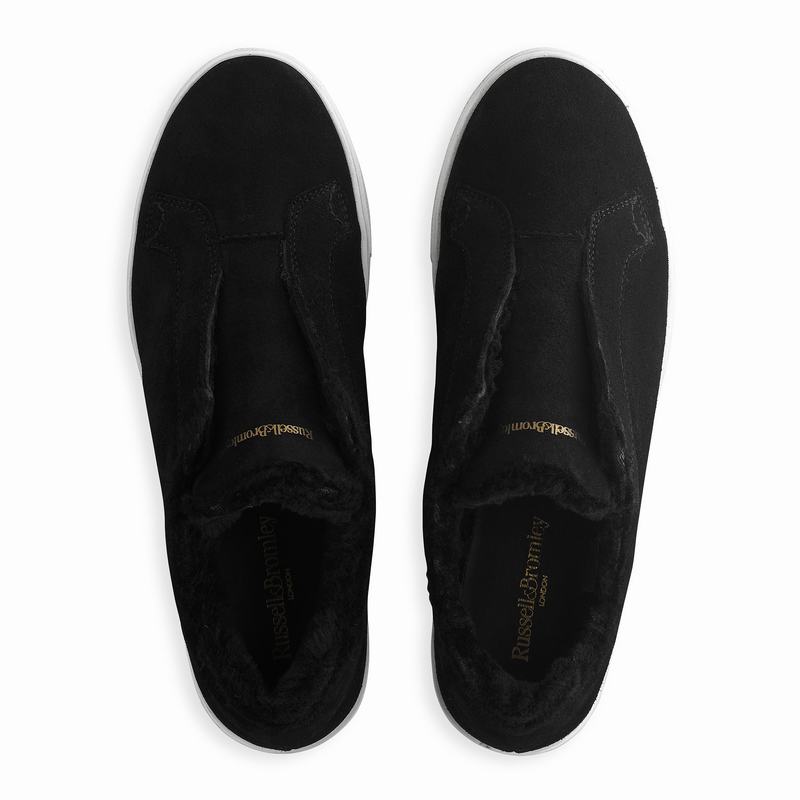 Black Russell And Bromley Park City Women's Platform Sneakers | VJW4197LS