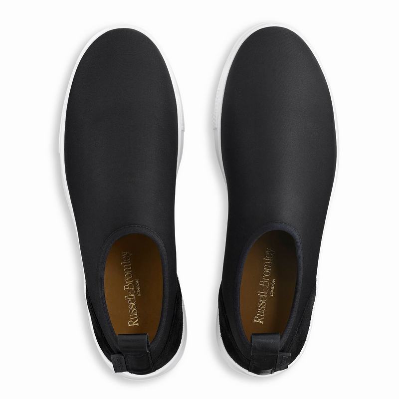Black Russell And Bromley Park Flex Women's Platform Sneakers | JHY6223YM