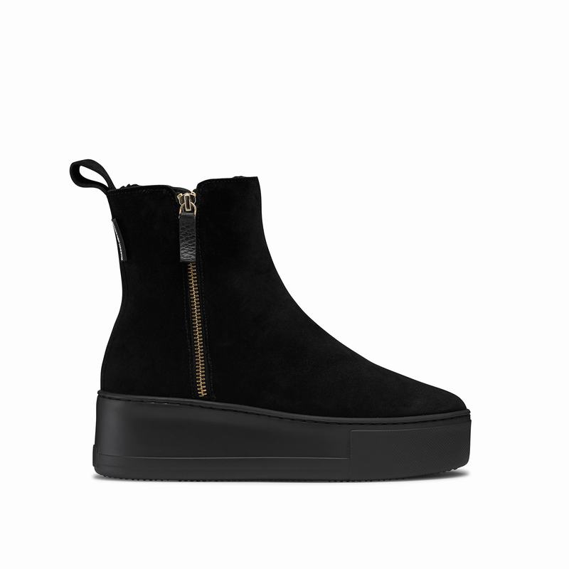 Black Russell And Bromley Park Frost Women\'s Ankle Boots | EUU6630IP