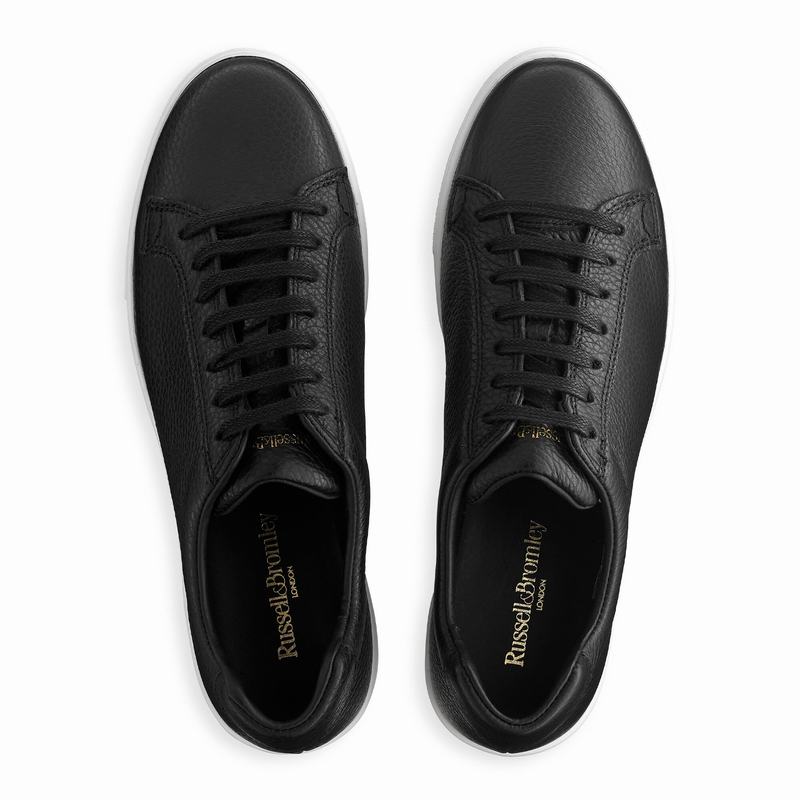 Black Russell And Bromley Park Life Women's Platform Sneakers | YTA1383TD