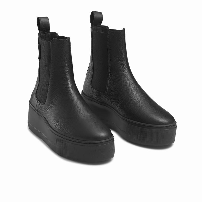 Black Russell And Bromley Park Way Women's Chelsea Boots | IRY6869FD