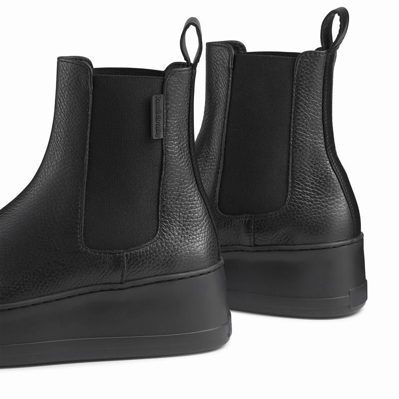 Black Russell And Bromley Park Way Women's Chelsea Boots | IRY6869FD