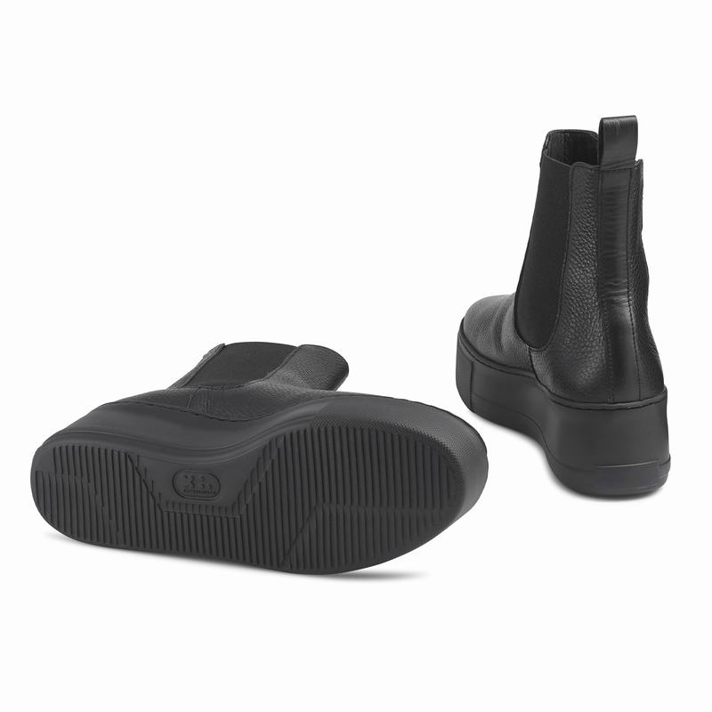 Black Russell And Bromley Park Way Women's Chelsea Boots | IRY6869FD