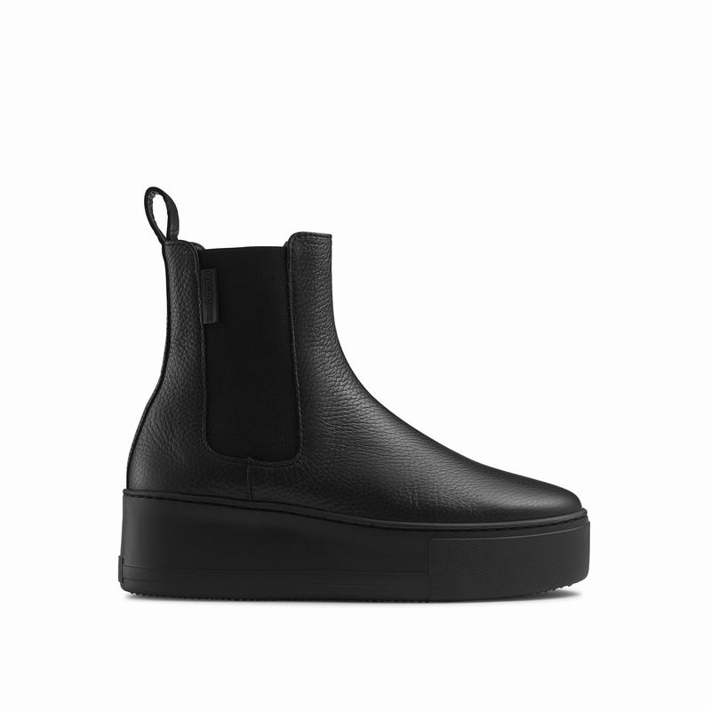 Black Russell And Bromley Park Way Women\'s Chelsea Boots | IRY6869FD