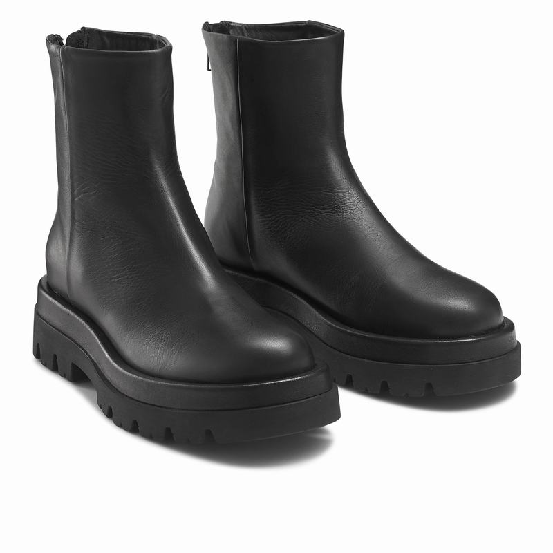 Black Russell And Bromley Peppa Women's Ankle Boots | HBE7385LU