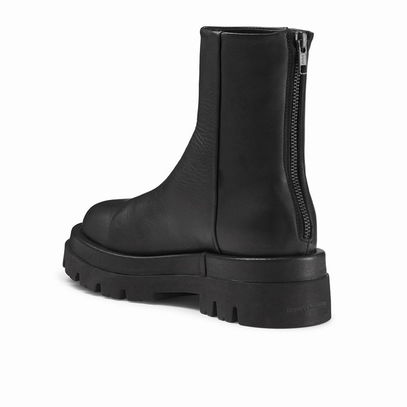 Black Russell And Bromley Peppa Women's Ankle Boots | HBE7385LU