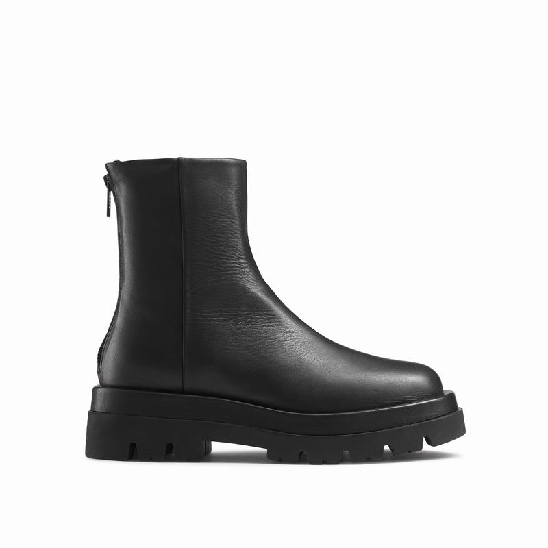 Black Russell And Bromley Peppa Women\'s Ankle Boots | HBE7385LU