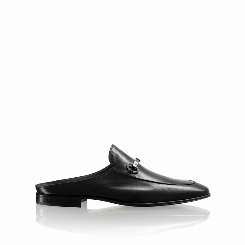 Black Russell And Bromley Pluto X Men\'s Slippers | JLN357AE