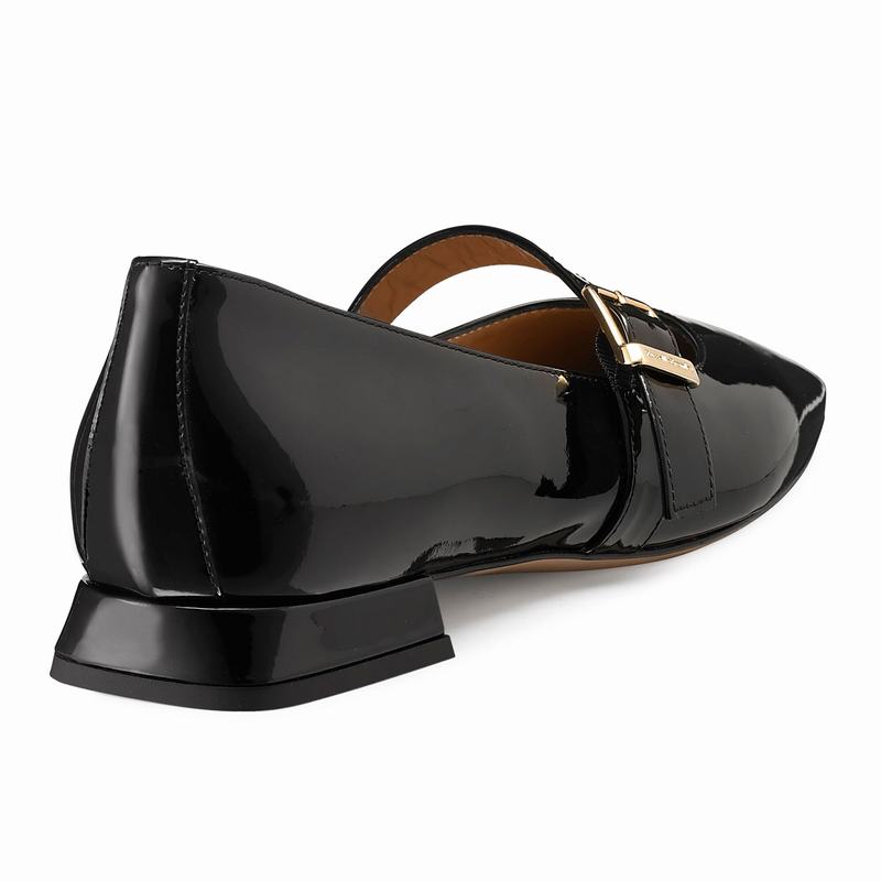 Black Russell And Bromley Queen Mary Women's Dress Flats | NQZ555XJ