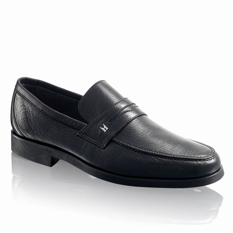 Black Russell And Bromley Rapido Men's Loafers | EWX579CL