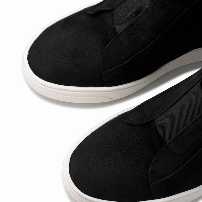Black Russell And Bromley Ready Set Women's Platform Sneakers | WFD8169WC