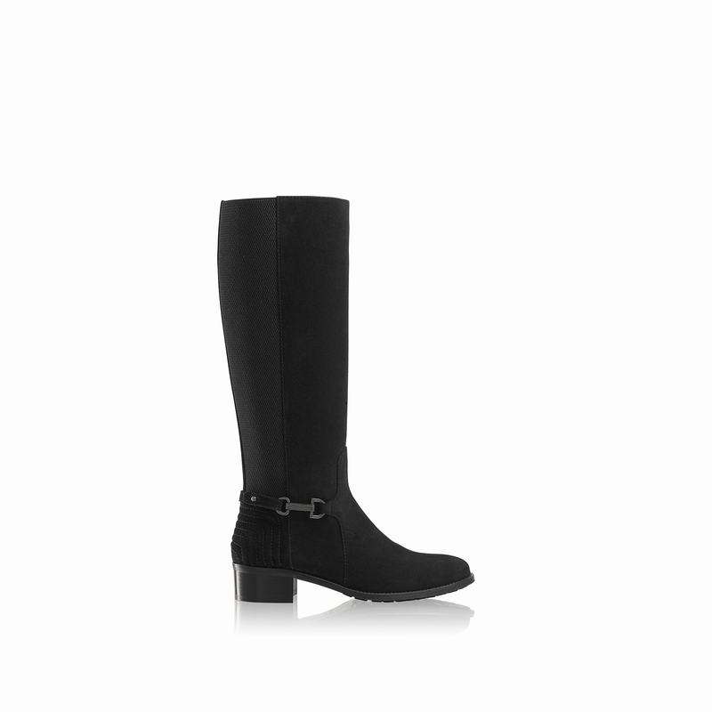 Black Russell And Bromley Rein Women\'s Long Boots | MNT2758JB