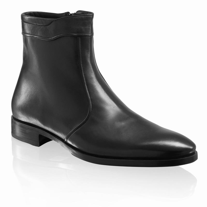 Black Russell And Bromley Repeat Men's Chelsea Boots | QME9661XN