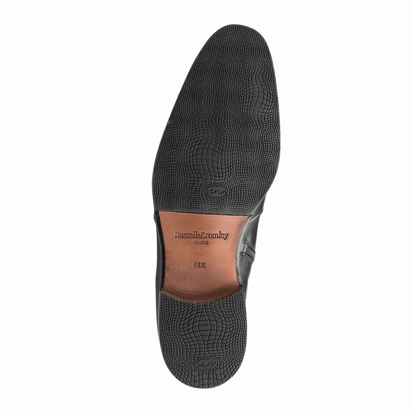 Black Russell And Bromley Repeat Men's Chelsea Boots | QME9661XN
