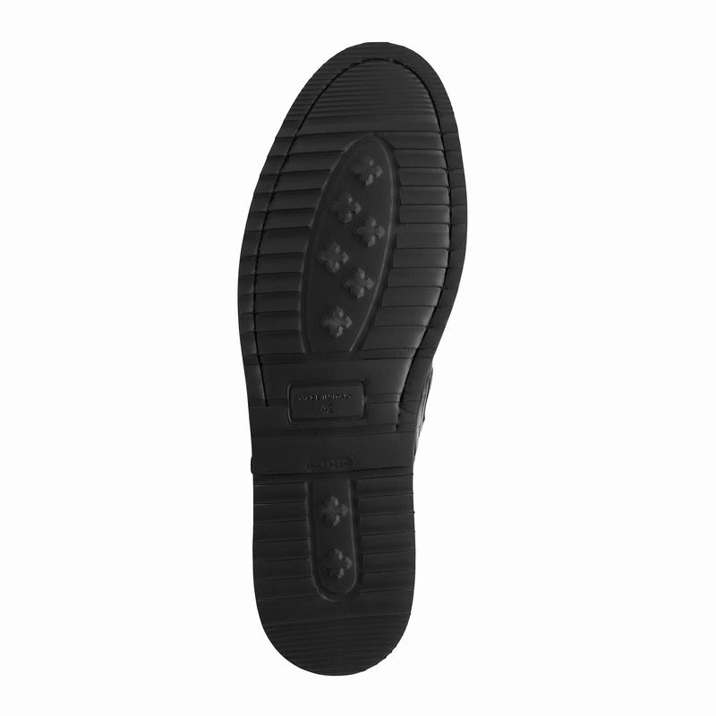 Black Russell And Bromley Sanmarino Men's Slip On Shoes | LGV3954IR