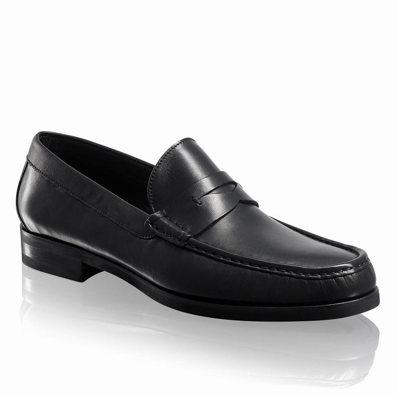 Black Russell And Bromley Saturn Men's Loafers | DBX2682SG