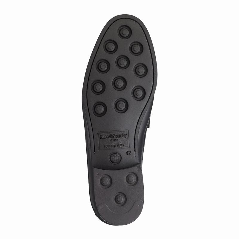 Black Russell And Bromley Saturn Men's Loafers | DBX2682SG